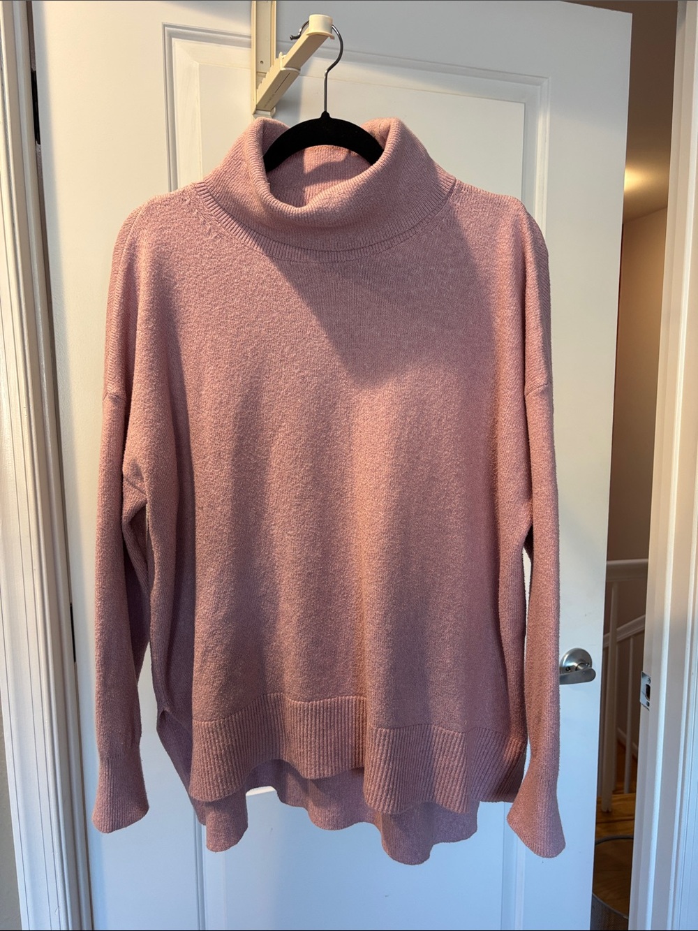 Banana Republic Dusty Pink/lilac Turtleneck Sweater